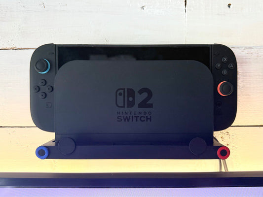 Premium Väggfäste Nintendo Switch2 - Svensktillverkat av 3DPrintGuru | Stadigt & Stilrent Design