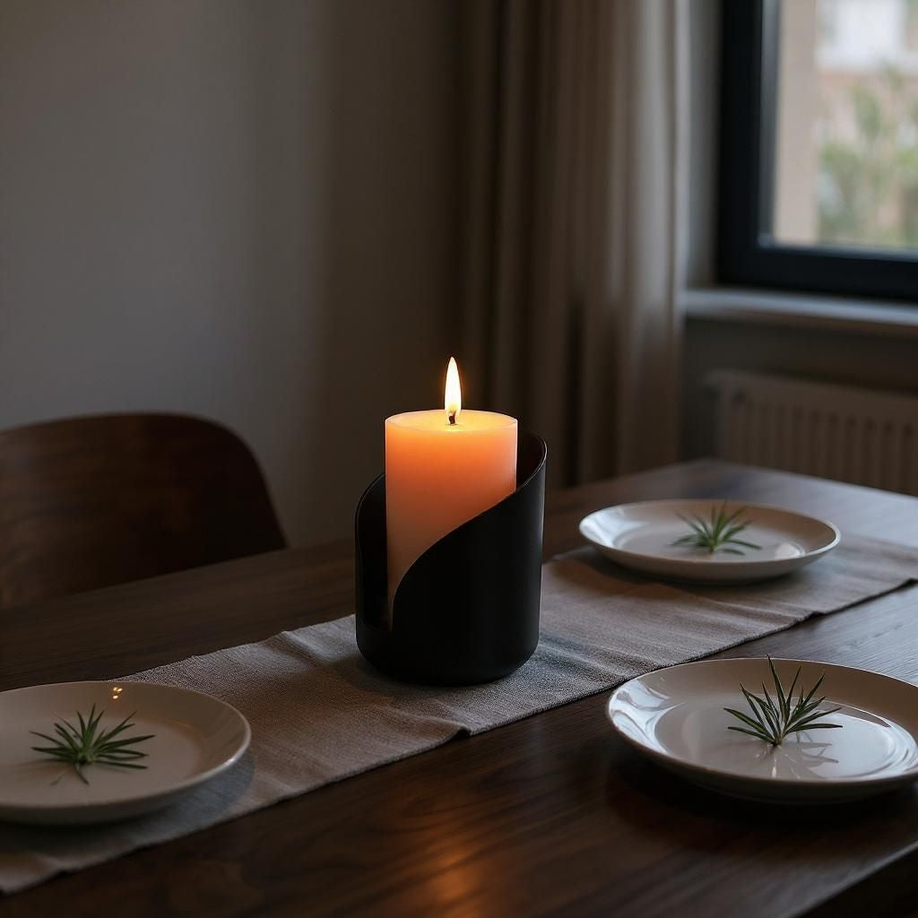 Modern Ljushållare För Blockljus