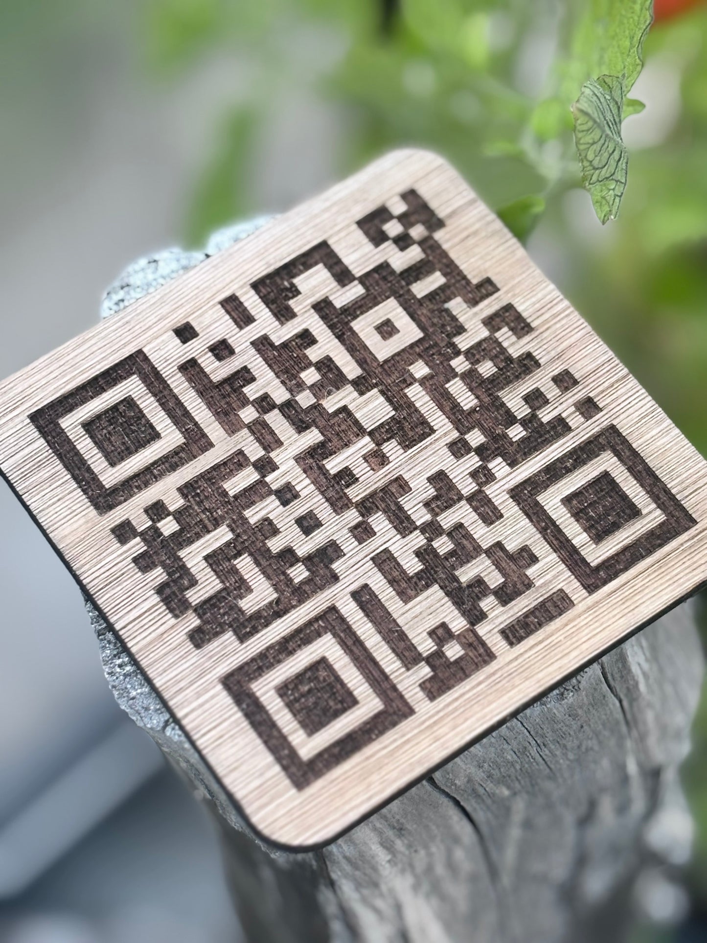 QR-kod Gravering