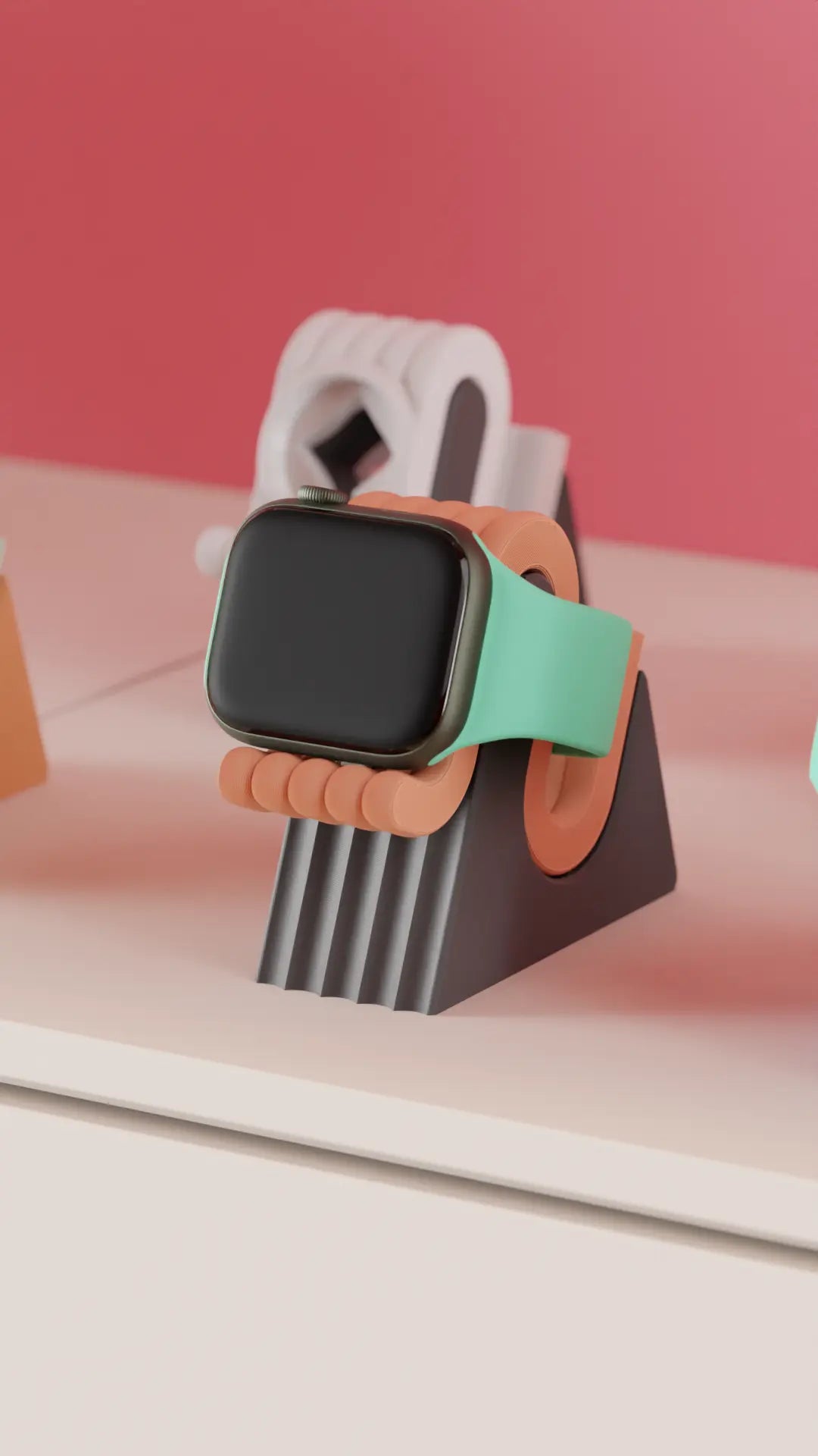 Apple Watch-ställ med smart tvådelad konstruktion – stilrent laddningsställ