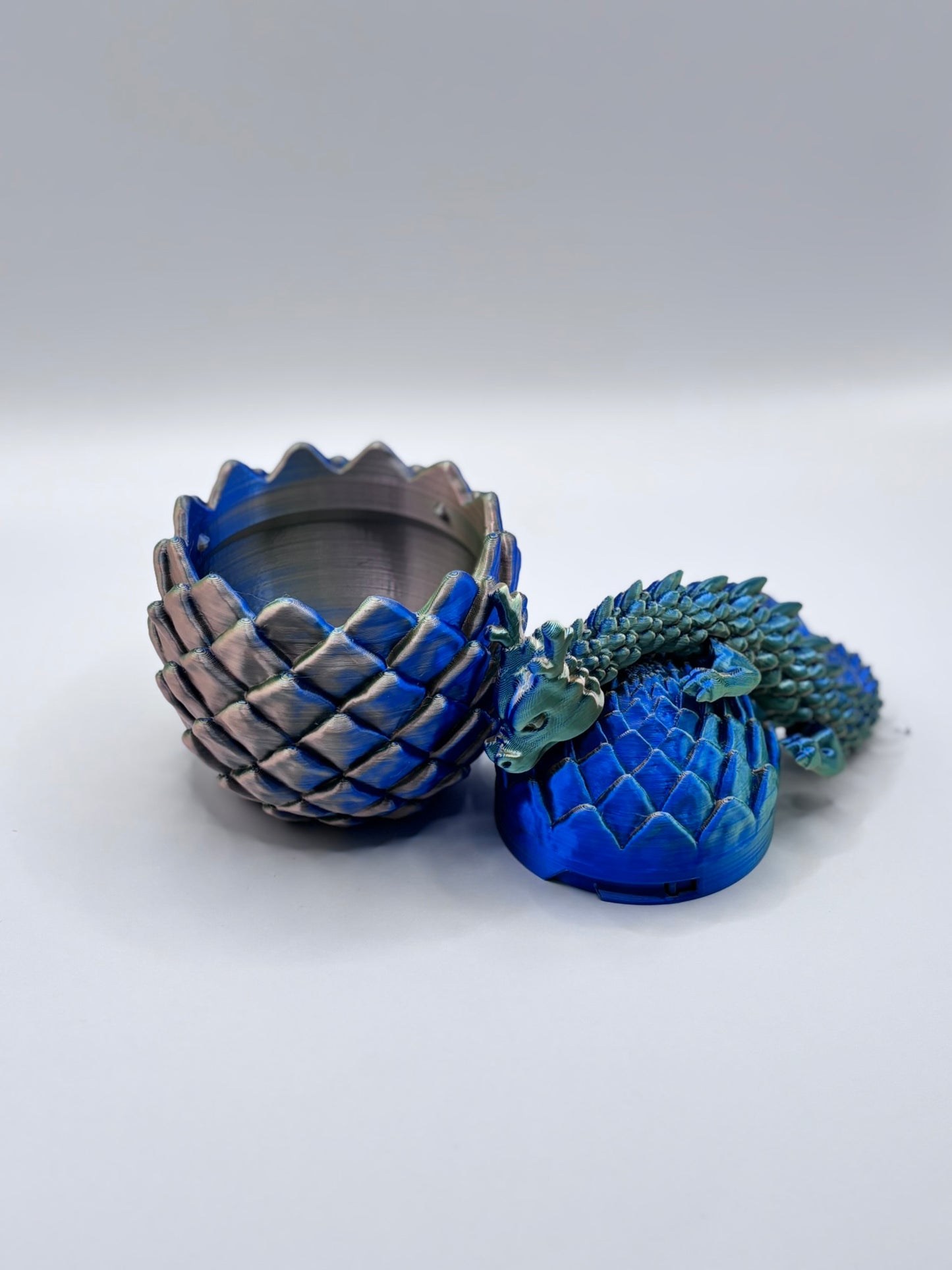 Flexible Dragon with Dragon Egg - Multi-colored