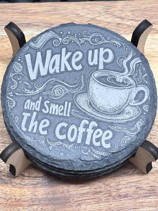 Underlägg i skiffer som skyddar mot värme och fukt