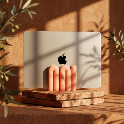 Modernt Laptopstativ | Wibble Vertikal Laptophållare för Skrivbordet 3dprintguru.se & 3dlaserbutiken.se